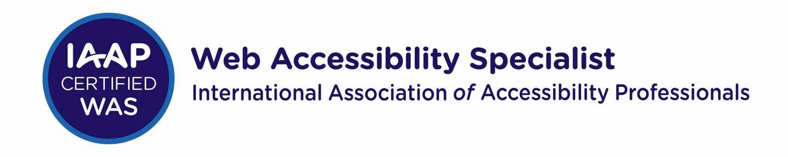 Web Accessibility Specialist - International Association of Accessibility Professionals