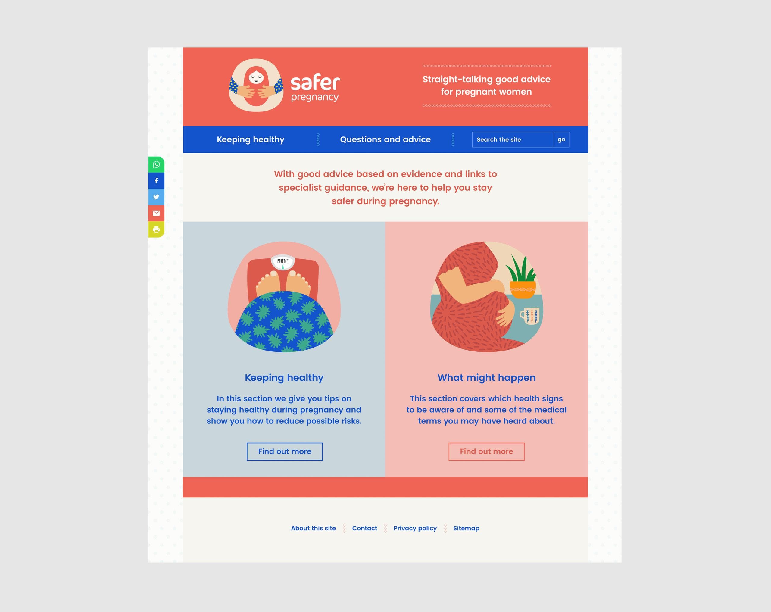 Safer Pregnancy home page