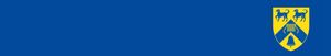 LMH logo on a blue background. logo shows 2 dogs, a gate and a bell