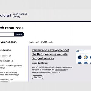 A screenshot of the Catalyst Open Working Library resource page.
