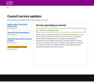 LocalGov Drupal test site