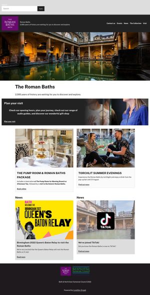 An example of a testing site created in user testing of the LocalGov Microsites project.